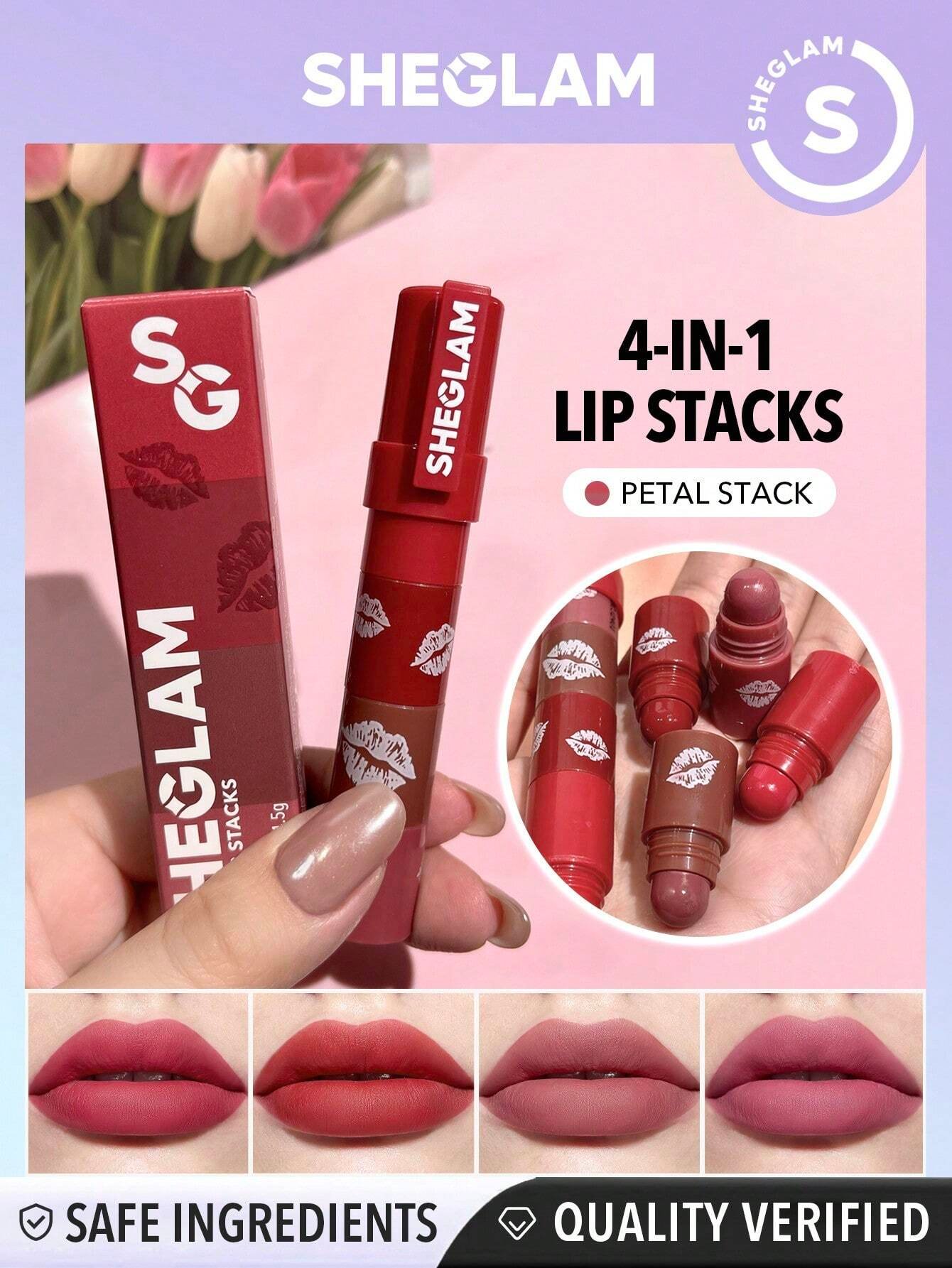 Sheglam Mega Lip Stacks 4in1