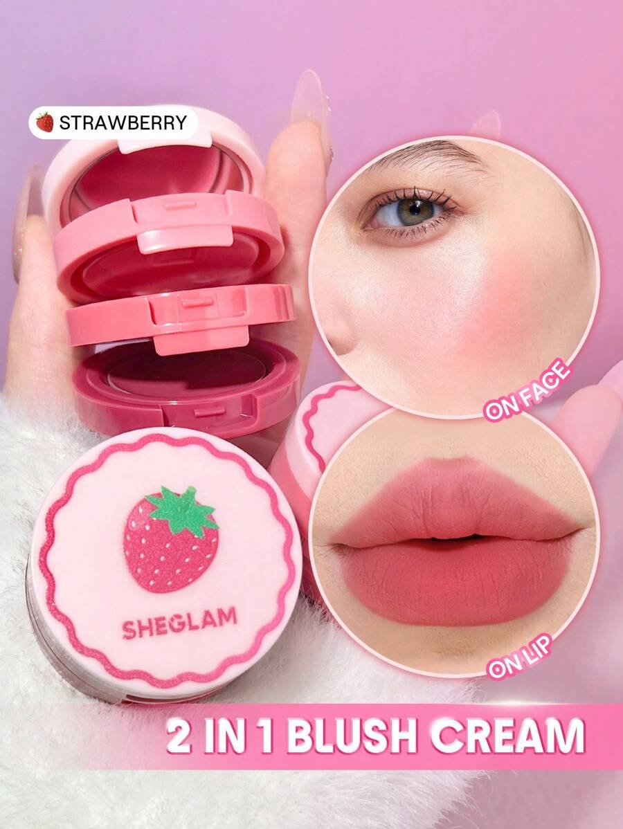 SHEGLAM Very Cherry Cheek and Lip Cream Stack