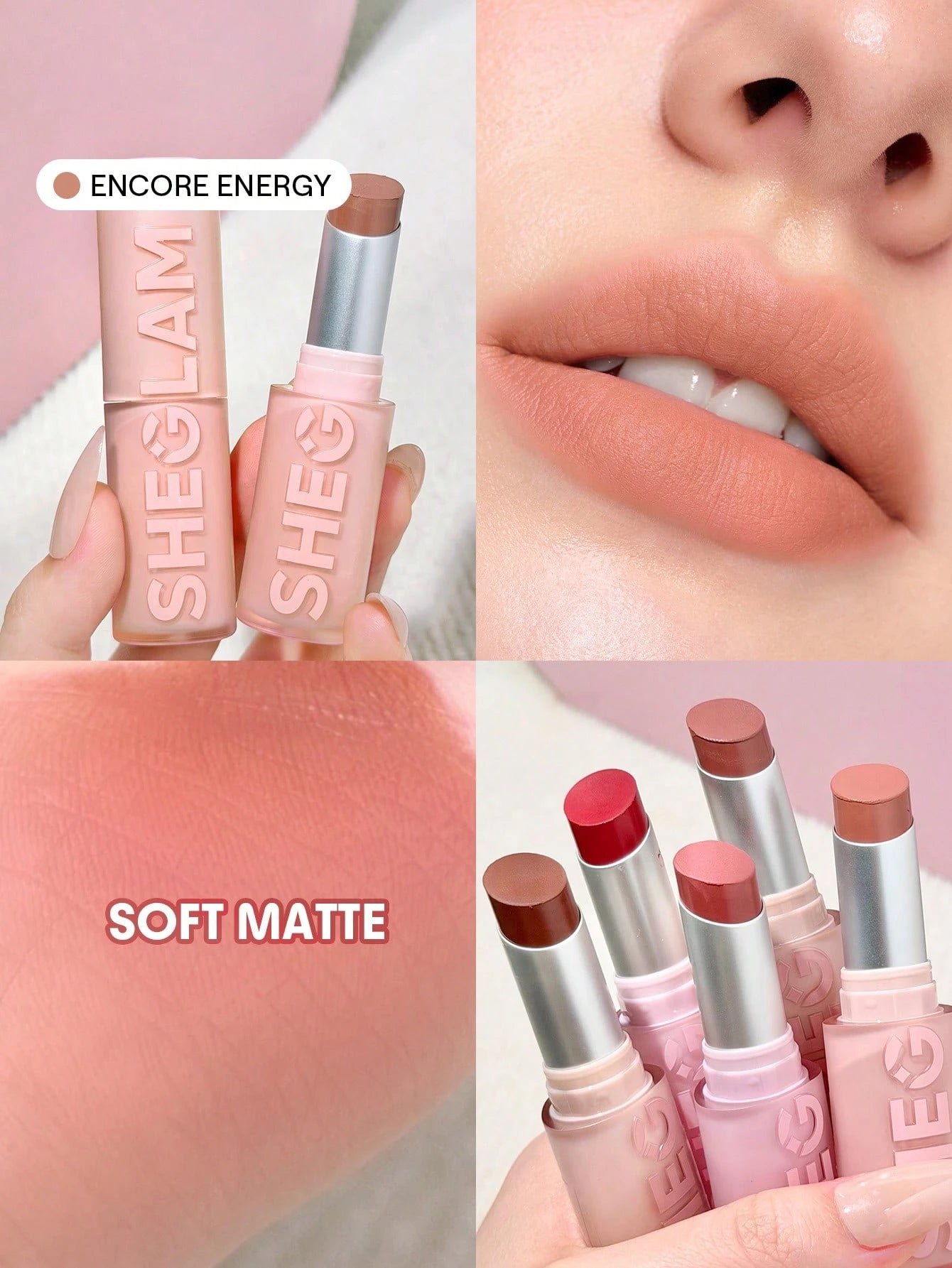 sheglam veil cushion lightweight lipstick - الصورة 4