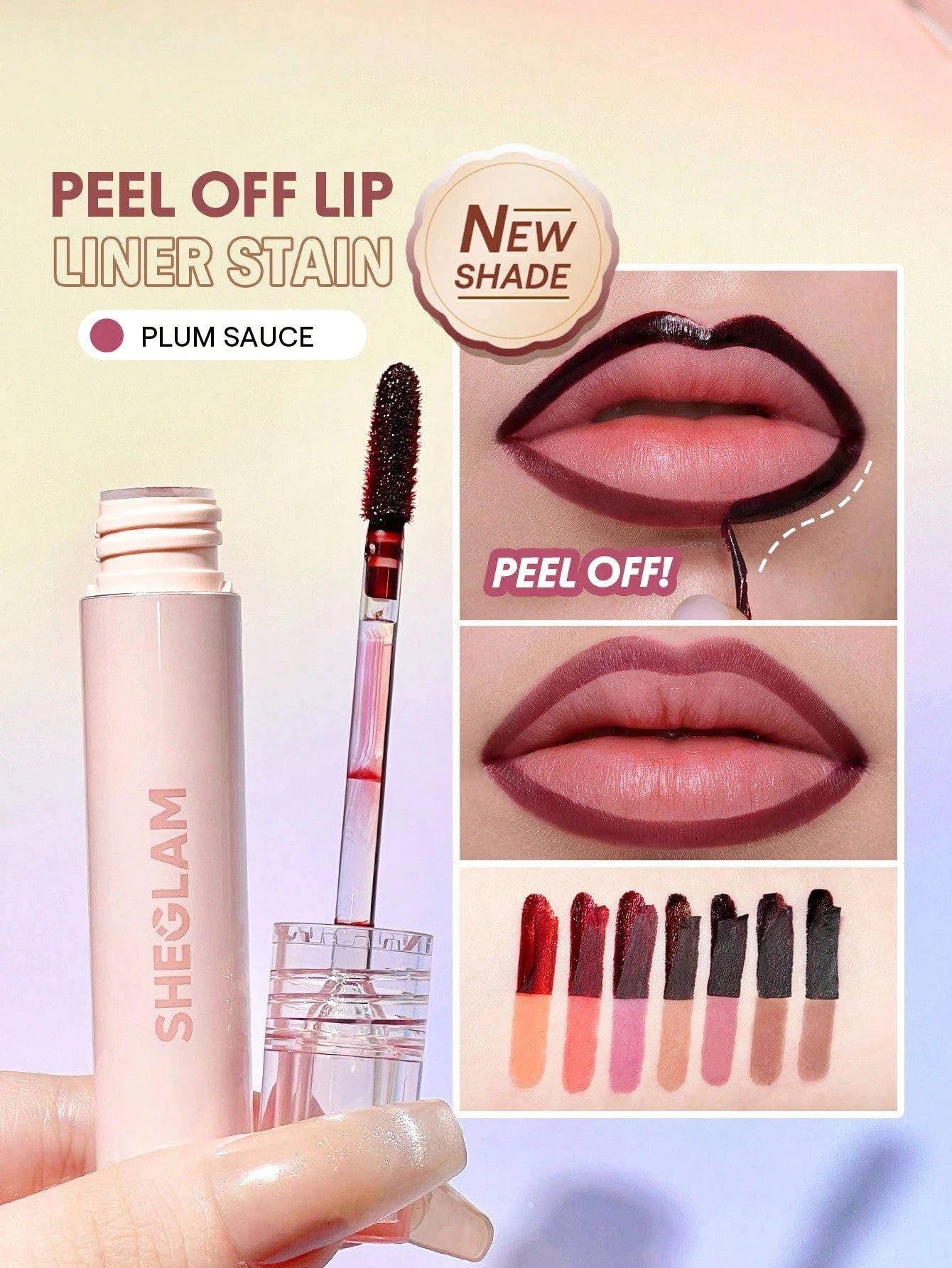 SHEGLAM Fall In Line Peel Off Lip Liner Stain - الصورة 3
