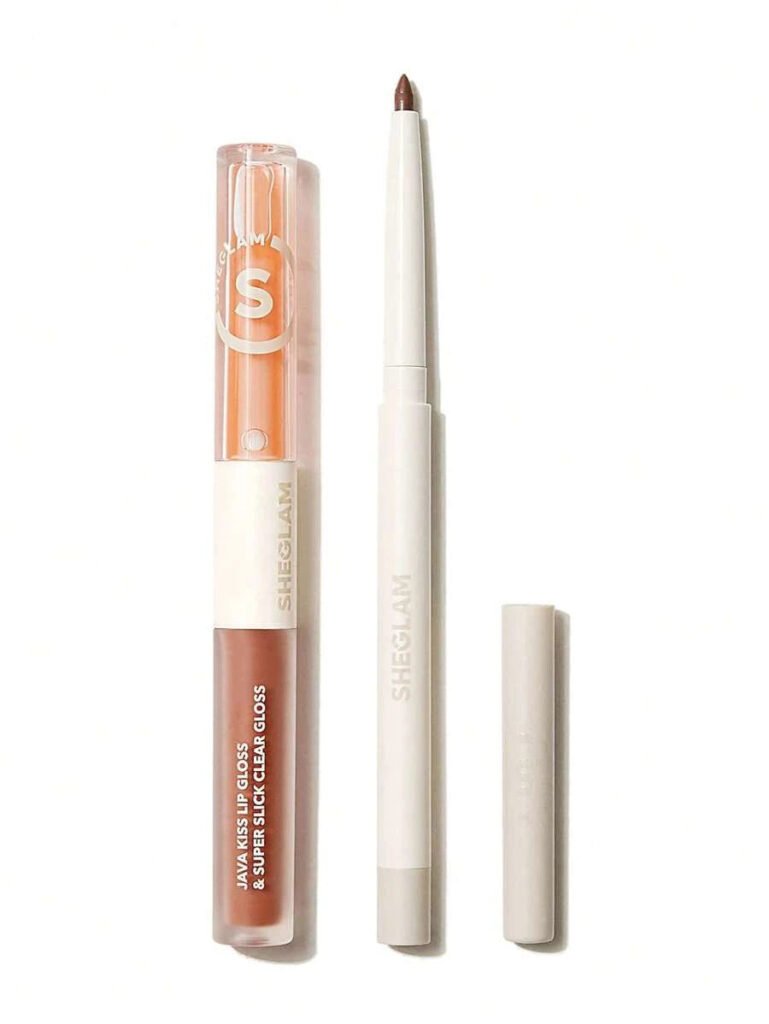 Sheglam Soft 90 s Glam 3 in 1 Lip Liner And Lip Duo Pouty Nude